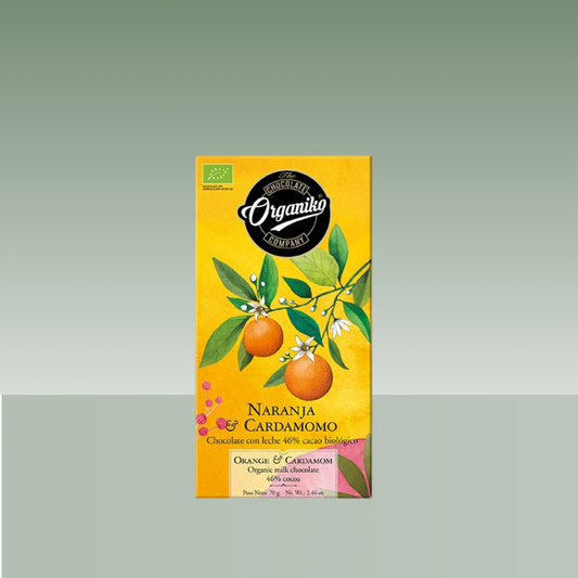 ORGANIKO CHOCOLATE NARANJA & CARDAMOMO