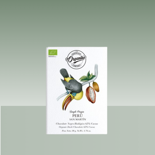 ORGANIKO CHOCOLATE NEGRO SINGLE ORIGIN PERÚ 50GR