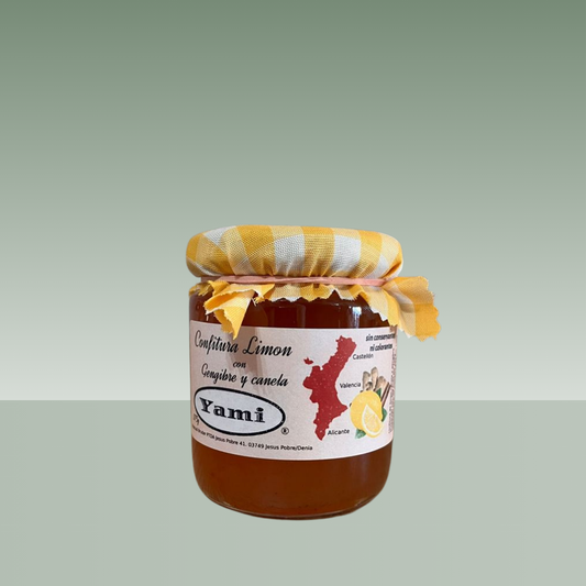 CONFITURA LIMÓN CON JENJIBRE Y CANELA 275GR