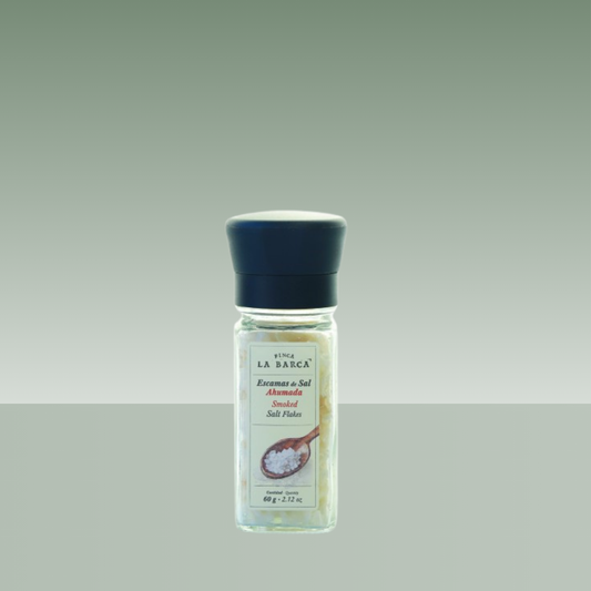 FINCA LA BARCA - SAL ESCAMAS AHUMADAS MOLINILLO 60G