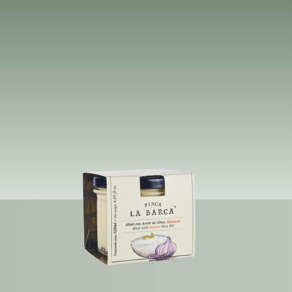 FINCA LA BARCA - AIOLI MET GEROOKTE OLIJFOLIE 120ML