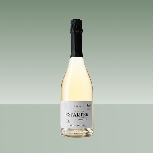 Botella de AT Roca Esparter 2017 Classic Penedès Macabeu Parcela Única.