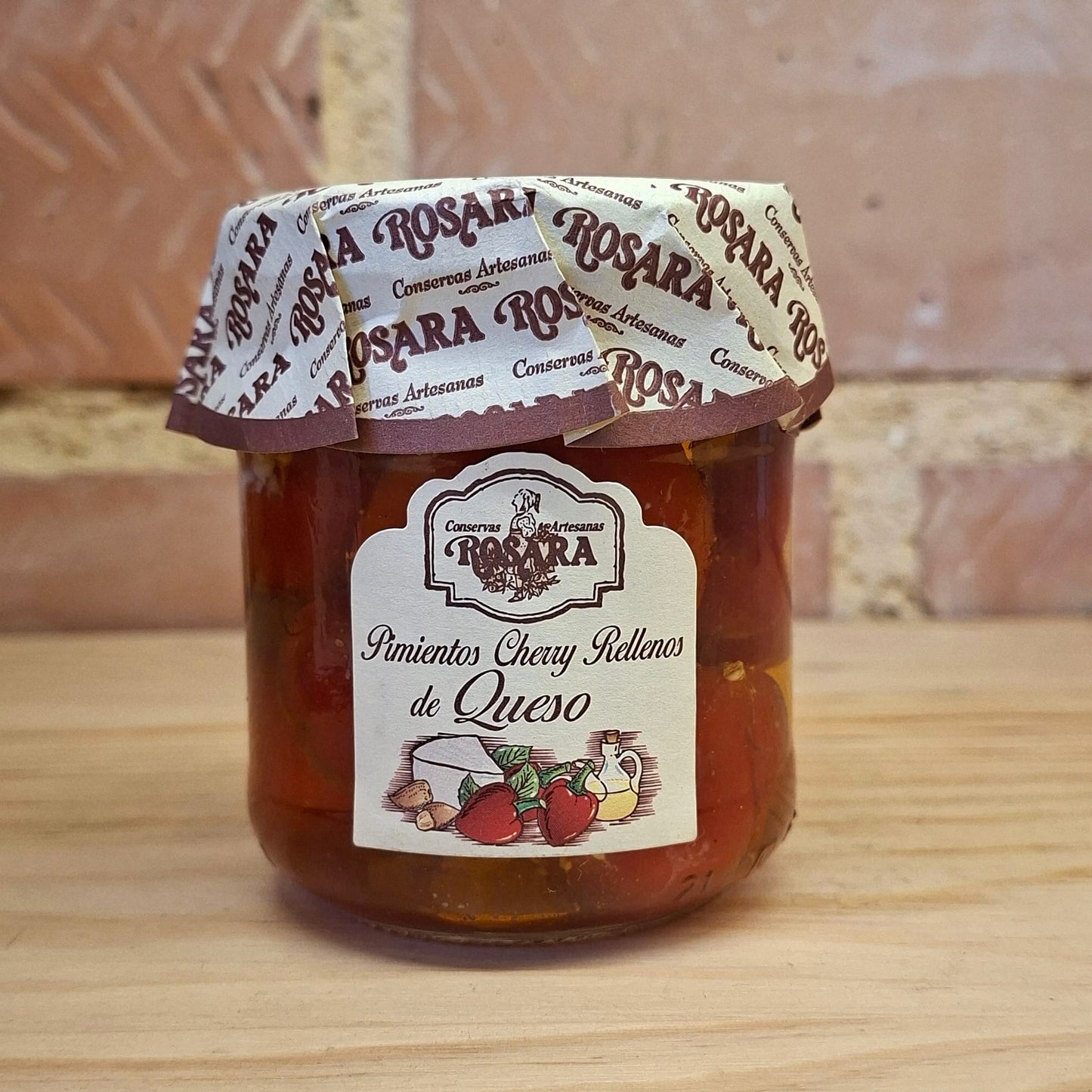 ROSARA | PIMIENTO CHERRY RELLENO DE QUESO 175gr