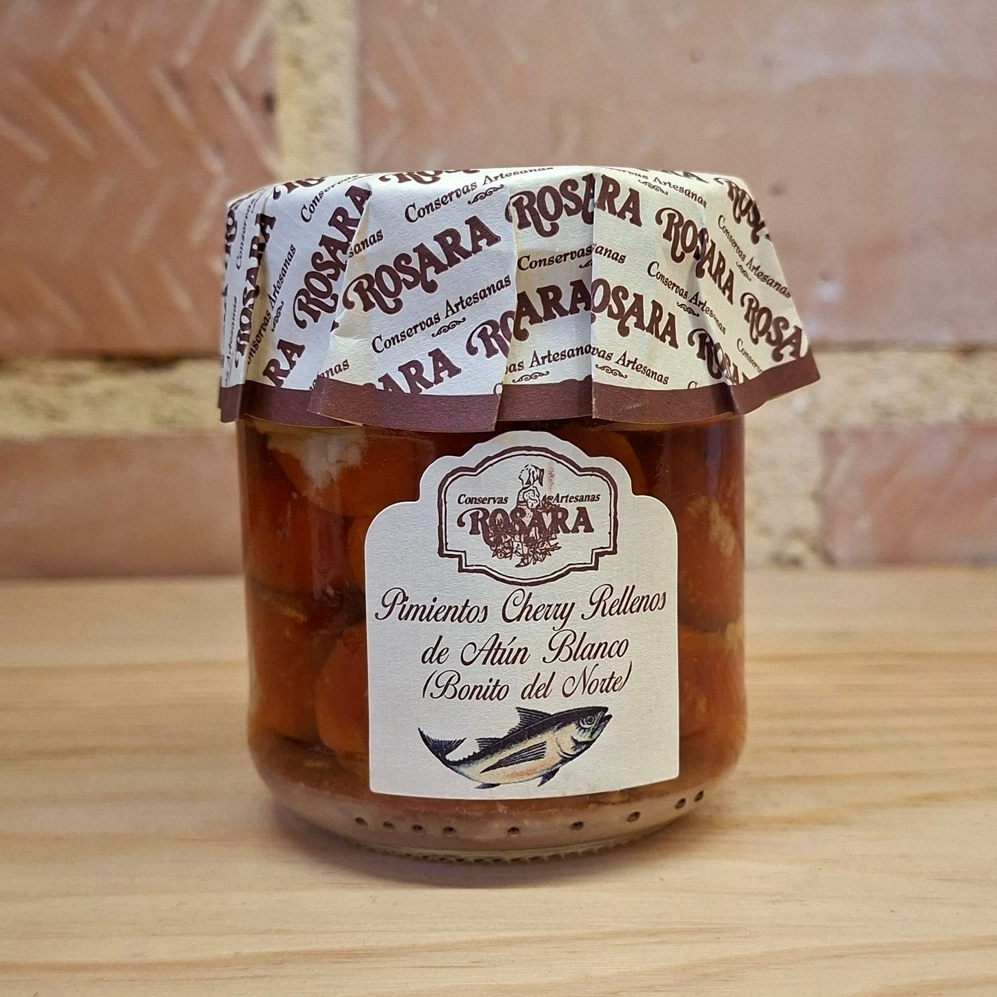 ROSARA | PIMIENTO CHERRY RELLENO ATUN BLANCO 185gr