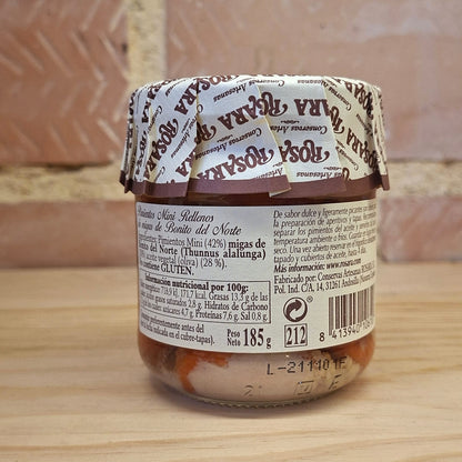 ROSARA | PIMIENTO CHERRY RELLENO ATUN BLANCO 185gr