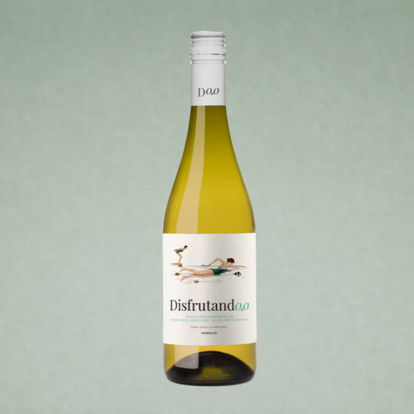 Disfrutand0.0 blanco sin alcohol Verdejo