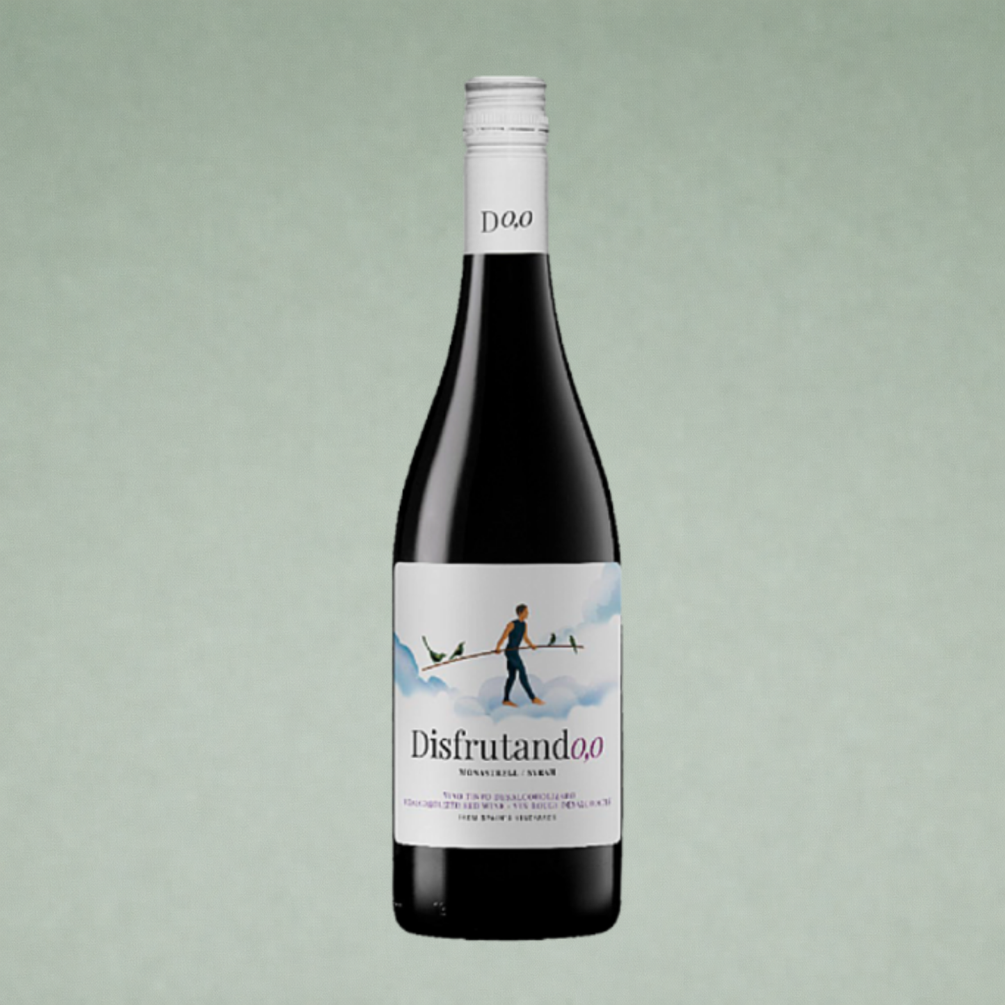 Disfrutand0.0 tinto sin alcohol Monastrell Syrah
