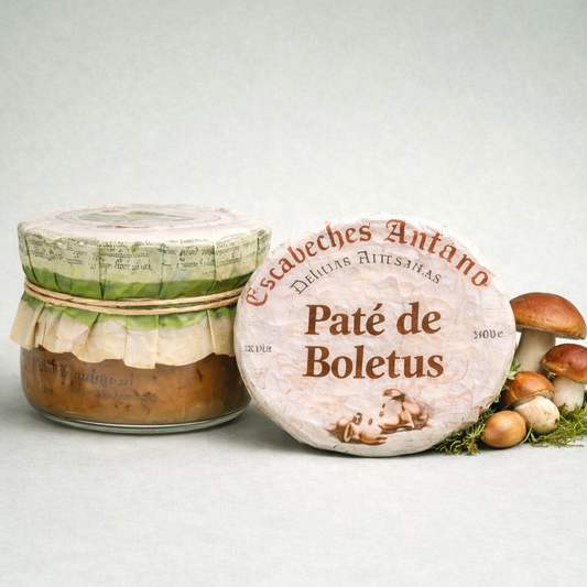 Escabeches Antaño paté de boletus 110 g en tarro artesanal con setas